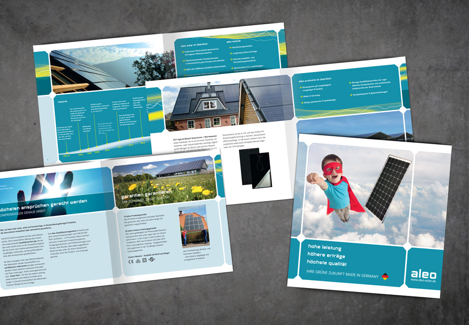 aleo solar GmbH Image-Broschüre